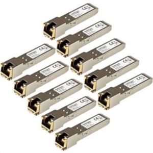 Startech 4J2178 10 Pack Hpe J8177c Compatible Sfp Module - 1000base-t 