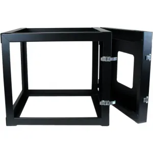 Startech RK819WALLOH 8u 22in Depth Hinged Open Frame Wallmount Server 