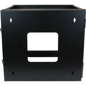 Startech RK819WALLOH 8u 22in Depth Hinged Open Frame Wallmount Server 