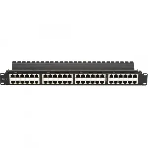 Black JPM816A-HD Spacegain Cat6 High-density Feed-through