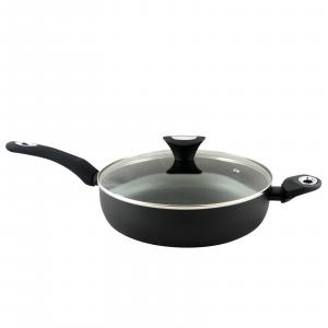 Oster 111901.02 Cuisine Allston 4.5 Quart Aluminum Saute Pan With Lid 