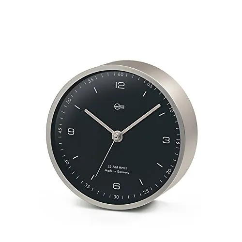 Barigo 601.5M Pentable Series Quartz Clock - Wall Plated Nickel Housin