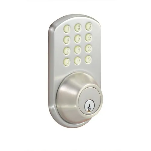 Morning RA9842 Inc Touchpad Electronic Dead Bolt (satin Nickel) Miyhf0