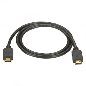 Black EVHDMI01T-003M Hdmi To Hdmi Cable, Mm, Pvc, 3-m (9.8-f