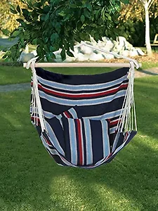 Summerfield Terrace Vibrant Nautical Stripes Hanging Chair