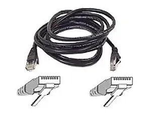 Belkin A3L791-06-BLK-S 6-Feet CAT 5e Patch Cord - 1 x RJ-45