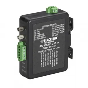 Black MED101A Din Rail Converter For Rs-232rs-422rs-485 Protocols