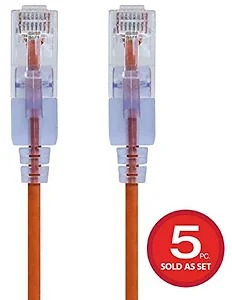 16341 | Monoprice SlimRun Cat6a Ethernet Patch Cable - 25 ft