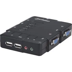 Manhattan 151269 4port Compact Kvm Switch