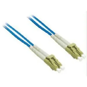 4214 | C2g 10m LC OM1 Duplex Multimode Fiber Cable - Blue