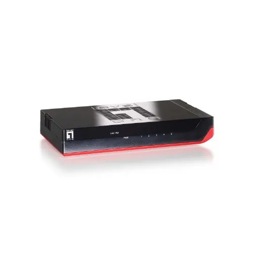 Cp T08253 Levelone Gsw-0507 5-port Gigabit Desktop-wall Mountable Swit