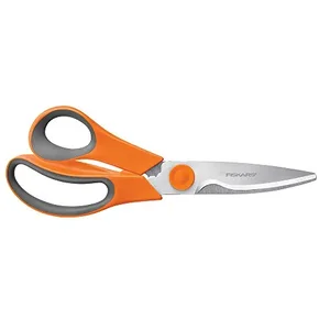 Fiskars Ergonomic Kitchen Shears with Serrated Edge