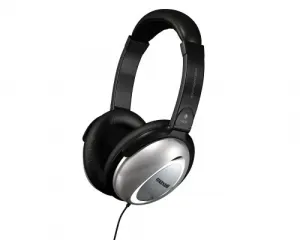 Maxell 190400 Noise Cancellation Headphones - Stereo - Black, Gray - M