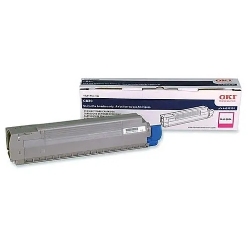 Original Okidata 43865767 Oki Cyan Toner Cartridge (6000 Yield) (type 