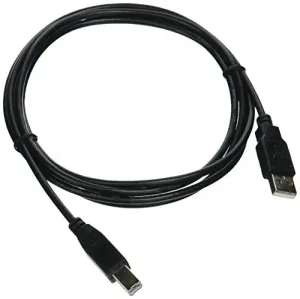 Qvs CC2209C-06 6ft Usb A To B Cable - Black - High-speed Transfer