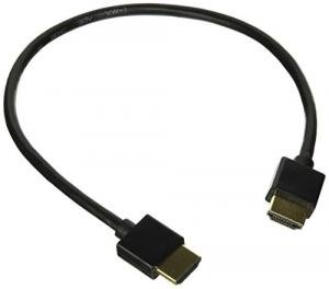 Qvs 1Y6717 1ft High Speed Hdmi Ultrahd 4k With Ethernet Thin Flexible 