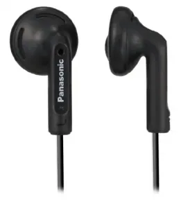 Panasonic RP-HV096-K Rp-hv096 Earphone - Stereo - Black - Mini-phone -