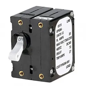 Paneltronics 206-080S 'a' Frame Magnetic Circuit Breaker - 15 Amps - D