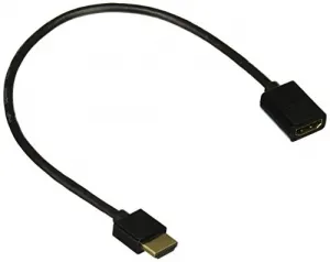 Qvs 1y6722 1ft High Speed Hdmi Ultrahd 4k With Ethernet Thin Flexible 