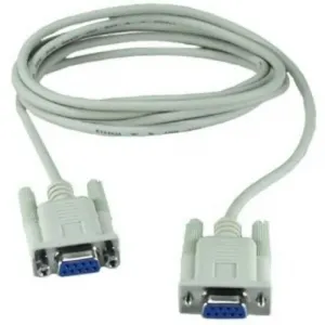 Qvs n06305 Null Modem Cable - Db-9 Female Serial - Db-9 Female Serial 