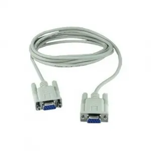 Qvs n06305 Null Modem Cable - Db-9 Female Serial - Db-9 Female Serial 