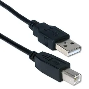 Qvs VV2928 15ft Usb 2.0 High-speed Type A To B Male Cable - 3 Pack