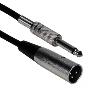 Qvs 1y6756 15ft Xlr Male To 1-4 Male Audio Cable - 35mm-xlr For Microp