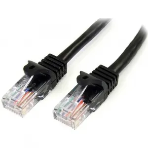 Startech M45PATCH10BK 10ft Black Molded Cat5e Utp Patch Cable - Catego