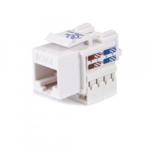 Startech C6KEY110WH Cat6 Rj45 Keystone Jack White - 110 Type - Rj-45