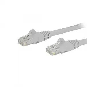 Startech N6PATCH6WH 6ft Cat6 Ethernet Cable - White Snagless Gigabit -