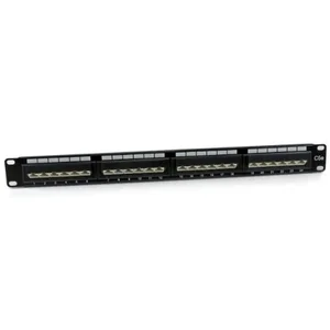 NE7875 | Startech 1U 24-Port Rackmount Cat5e Patch Panel