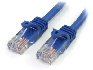 Startech RJ45PATCH4 4 Ft Blue Cat5e Snagless Utp Patch Cable - Categor