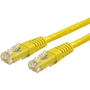 Startech C6PATCH35YL 35ft Cat6 Ethernet Cable - Yellow Molded Gigabit 