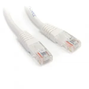 Startech M45PATCH2WH 2 Ft White Molded Cat5e Utp Patch Cable - Make Fa