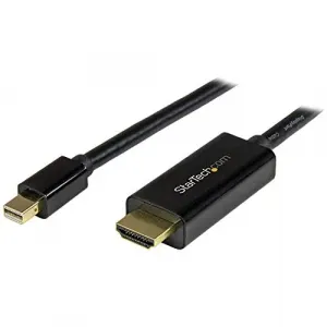 Startech MDP2HDMM3MB 10ft (3m) Mini Displayport To Hdmi Cable, 4k 30hz