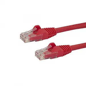 Startech N6PATCH6RD 6ft Cat6 Ethernet Cable - Red Snagless Gigabit - 1