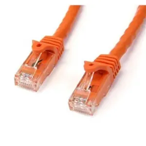 Startech N6PATCH3OR 3ft Cat6 Ethernet Cable - Orange Snagless Gigabit 