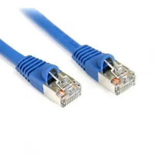 Startech S45PATCH7BL 7 Ft Blue Shielded Snagless Cat5e Patch Cable - M