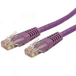 Startech C6PATCH50PL 50ft Cat6 Ethernet Cable - Purple Molded Gigabit 