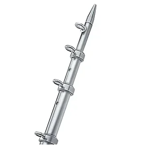 NWCWR-58990 | Taco Marine TACO 15' Silver Outrigger Poles