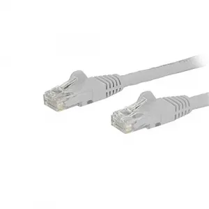 Startech N6PATCH5WH 5ft Cat6 Ethernet Cable - White Snagless Gigabit -