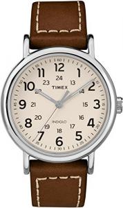 Timex CW70505 WeekenderÂ® 2-piece Leather Strap Watch - Cream