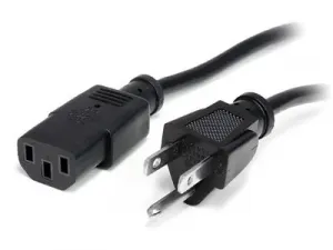 Startech PXT10125 25ft(7.6m) Computer Power Cord, Nema 5-15p To C13, 1