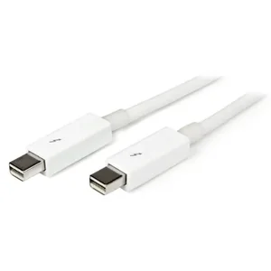 RD5553 | Startech 0.5m White Thunderbolt Cable - Male to
