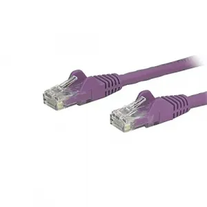 Startech N6PATCH4PL 4ft Cat6 Ethernet Cable - Purple Snagless Gigabit 