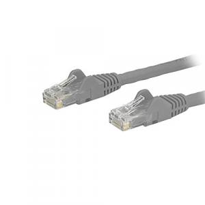 Startech N6PATCH12GR .com 12ft Cat6 Ethernet Cable - Gray Snagless Gig