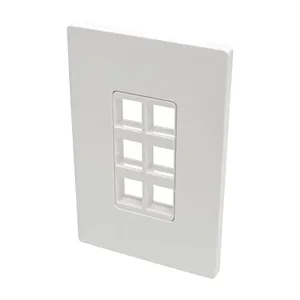 N080106 | Tripp Lite Tripp Lite 6-Port Wall Plate with