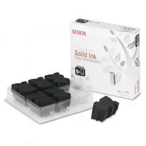 Original Xerox 108R00749 Black Solid Ink (6 Sticksbox) (total Box Yiel