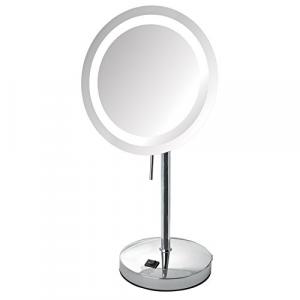 Jerdon Jerdon 8x Led Lighted Table Mirror Chrome