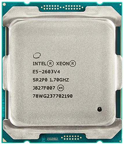 Intel NWAIP-180637 Cpu Bx80660e52603v4 Xeon E5-2603v4 6core-6thread 1.